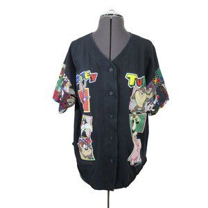 Sun Sportswear‎ vintage Looney Tunes 1994 single stitch baseball jersey M